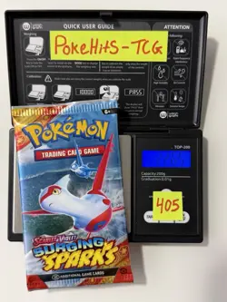 (VERY HEAVY)🔥 22.65g Pokemon TCG Surging Sparks Booster Pack Factory Sealed✅ - Image 1