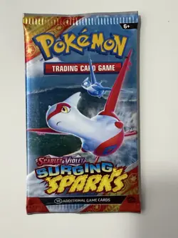 (VERY HEAVY)🔥 22.65g Pokemon TCG Surging Sparks Booster Pack Factory Sealed✅ - Image 2