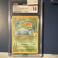 Pokemon Venusaur 15/102 Classic Collection Holo Celebrations CGC 10 2021 - Image 1