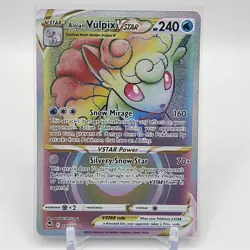 Alolan Vulpix Vstar - 197/195 - Secret Rare - Silver Tempest - Pokemon - NM/M - Image 1