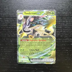Toedscruel ex 022/197 Double Rare Obsidian Flames Pokemon Near Mint - Image 1