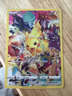 Pokemon Crown Zenith Pikachu #160/159 Secret Rare, Near Mint - Image 1
