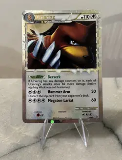Ursaring 89/95 Holo Rare Prime HGSS Unleashed 2010 Pokemon TCG - Image 1