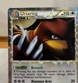 Ursaring 89/95 Holo Rare Prime HGSS Unleashed 2010 Pokemon TCG - Image 2