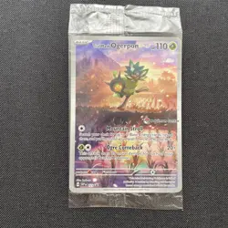 Pokemon TCG Pokemon Center Stamped ETB Promo: Teal Mask Ogerpon SVP123 - Sealed - Image 1