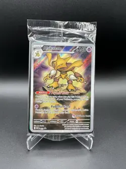 Alakazam Pokemon Center ETB Black Star Sealed Promo 009 Mega Evolutions Mint - Image 1
