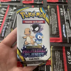 Pokemon TCG Phantasmal Flames (Mega Evolution) Fun Packs 20 Sealed Packs - Image 3