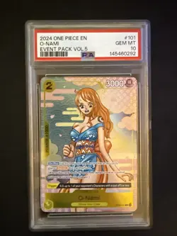 2024 ONE PIECE EVENT PACK VOL.5 #101 O-NAMI PSA 10 - Image 1