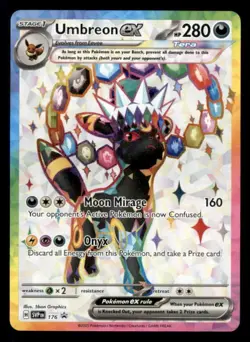 Umbreon ex - 176 SVP 176 Promo SV: Scarlet & Violet Promo Cards NM - Image 1