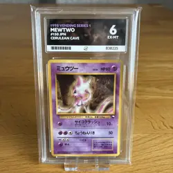 Mewtwo No 150 Pokemon Vending Series 1 Cerulean Cave *Pop 1* ACE 6 Graded Card - Image 1