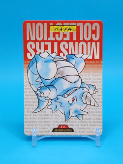 Pokemon Card Japanese - Rhydon No. 112 - Bandai Carddass - Red - Image 3