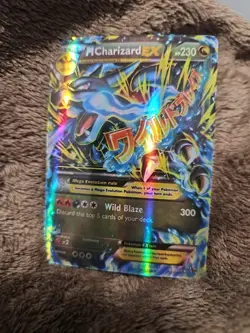 G2U Charizard EX HOLO Mega M Pokemon Card 69106 Flashfire HP 230 Ultra RARE - Image 3