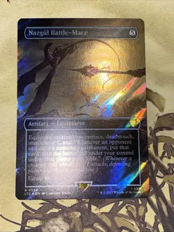 Nazgul Battle-Mace X1 Mtg Lord Of The Rings Nm Surge Foil Borderless - Image 1