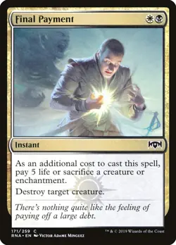 Final Payment [Ravnica Allegiance] Magic MTG - Image 1