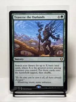Traverse the Outlands (Non-foil) Battle for Baldur's Gate 258/361 Rare MTG - Image 1