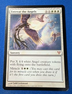 Entreat the Angels, Avacyn Restored, Magic the Gathering, MTG - Image 1