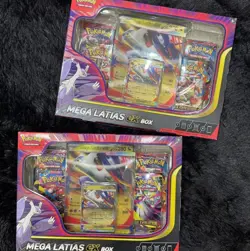 x2 Pokemon TCG Mega Evolution Mega Latios EX Box - Brand New & Sealed - Image 1