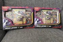 2 x Pokemon TCG Mega Evolution Mega Latios EX Box - Brand New & Sealed - Image 1