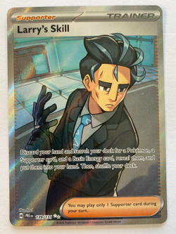 Pokemon TCG Larry's Skill Ultra Rare SV: Prismatic Evolutions 139/131 NM - Image 1
