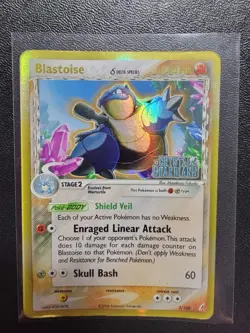 Pokemon Blastoise Delta Species Crystal Guardians 2/100 Reverse Holo Rare 2006 - Image 1