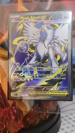 Pokemon TCG Mega Absol EX #161/132 Full Art Mega Evolutions NM/M Ultra Rare Holo - Image 1