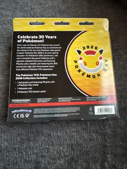Pokemon Day 2026 Collection, 3 Packs & Promo. Plus Ascended Hero Tech sticker - Image 2