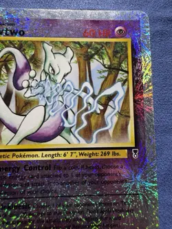 2002 POKEMON LEGENDARY COLLECTION #29/110 MEWTWO REVERSE HOLO - Image 3
