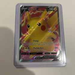 Pokemon TCG Vivid Voltage Pikachu v 170/185 Full Art Rare - Image 1