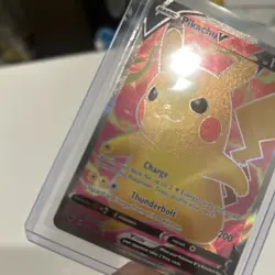 Pokemon TCG Vivid Voltage Pikachu v 170/185 Full Art Rare - Image 3