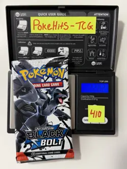 (VERY HEAVY)🔥 22.82g Pokemon TCG Black Bolt Booster Pack Factory Sealed✅ - Image 1