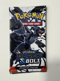 (VERY HEAVY)🔥 22.82g Pokemon TCG Black Bolt Booster Pack Factory Sealed✅ - Image 2