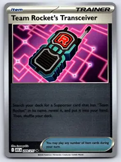 TEAM ROCKET'S TRANSCEIVER 209/217 REVERSE HOLO ME: ASCENDED HEROES POKEMON NM - Image 1