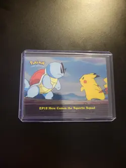 Topps Pokemon Card EP12 Here Comes the Squirtle Squad Holo Foil Blue-Logo - Image 5