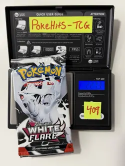 (HEAVY)🔥 22.73g Pokemon TCG White Flare Booster Pack Factory Sealed✅ - Image 1