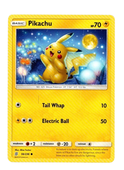 Pokemon TCG Pikachu Unified Minds Common 56/236 Near Mint - Image 1