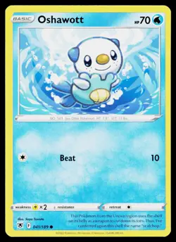 Oshawott 041/189 Common Astral Radiance Pokemon Near Mint - Image 1