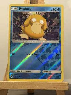 Pokemon - Psyduck 11/68 - Hidden Fates - Reverse Holo - Near Mint - Image 1