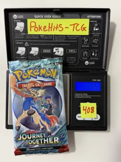 (HEAVY)🔥22.35g Pokemon TCG Journey Together Booster Pack Factory Sealed ✅ - Image 1