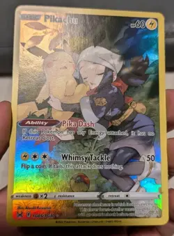 Pokemon TCG Pikachu TG05/TG30 Lost Origin Trainer Gallery Ultra Rare Holo - NM - Image 3