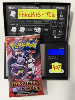 (SOLID)🔥22.34g Pokemon TCG Destined Rivals Booster Pack Factory Sealed✅ - Image 1