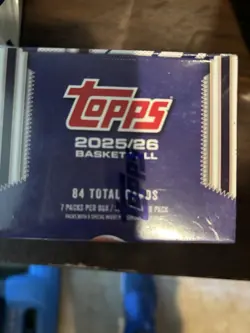 2025-26 TOPPS NBA BASKETBALL FANATICS EXCLUSIVE BLASTER BOX 7 PACKS 84 CARDS - Image 5