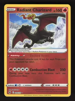 Radiant Charizard 020/159 Pokemon Crown Zenith Holo Card - Image 1