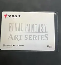 Vivi Ornitier Art Series #17/53 Final Fantasy MTG Near Mint Condition - Image 2