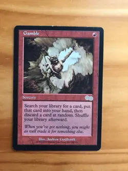 Mtg Urza's Saga Gamble LP/MP - Image 1