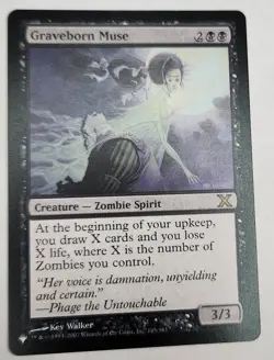 MTG Magic the Gathering Graveborn Muse - The List Reprints (145/383) NM - Image 2