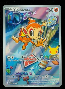 Pokemon CHIMCHAR MEP 041 Ascended Heroes - 1st Partner FULL ART PROMO - Card B - Image 1