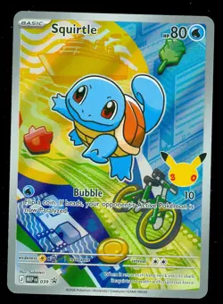 Pokemon SQUIRTLE MEP 039 Ascended Heroes - 1st Partner FULL ART PROMO - Card C - Image 1
