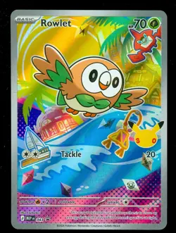 Pokemon ROWLET MEP 043 Ascended Heroes - 1st Partner FULL ART PROMO - Card B - Image 1
