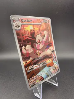Gurdurr 126/086 SV: Black Bolt Pokemon TCG Illustration Rare NM - Image 3