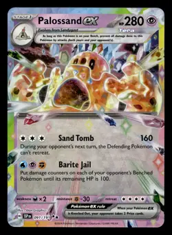 Palossand ex 091/191 Double Rare Surging Sparks Pokemon NM - Image 1